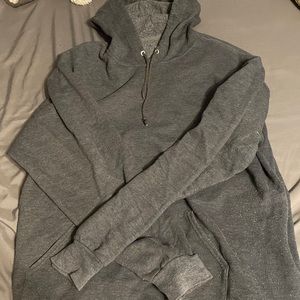 Plain gray hoodie